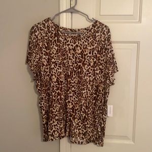 Cheetah Banana Republic Top